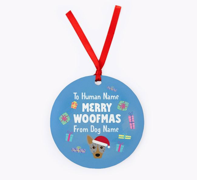 Merry Woofmas: {breedFullName} Christmas Decoration